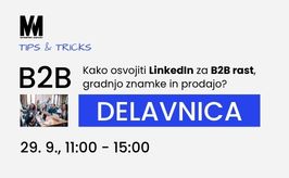 Image for Delavnica Tips & Tricks: Kako osvojiti LinkedIn za B2B rast, gradnjo znamke in prodajo?